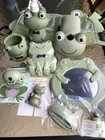 Target Frog Kids Bathroom Accessories New  9 Piece Set