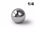 100 Pack  1 4  Inch Chrome Bearing Ball G25 Aisi 52100 - Bc Precision