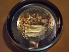 Vintage 1995 Made In England River Trees  Glass Paper Weight New Nos
