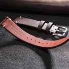 20mm 22mm Stitched Genuine Leather Watch Band Quick Release Replacement Bracelet
