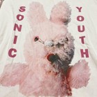 Sonic Youth T-shirt L Silk Screen Print Unisex 25 6in