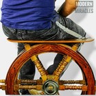 Nautical Ship Wheel Stool Wooden Ship Steering Wheel Chair Tabletop Decor Gift