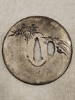 Kinko Lion   Peony Tsuba By Yoshimasa  Sentoku Brass  Katakiribori