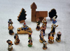 Vintage Santons Miniature De Provence carbonel French Figurines  Lot Of 16