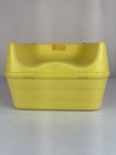 Vintage Century Yellow Hard Plastic Reversible Child Toddler Booster Seat 1970 s