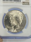1922-p  1 Peace Dollar Ngc Ms63 90  Silver Philadelphia Us Coin - Luster 