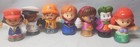 7 Fisher Price Little People Mixed Lot Disney   Road Work   Ship Crew   Joker   