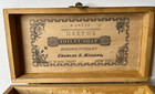 Antique Vtg Advertising Box  useful Toilet Soap  Charles Higgins New York