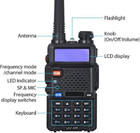 Long Range 100 Mile Walkie Talkie Two Way Radio Charge Headset Waterproof 2 Pack