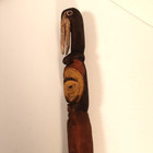 Old Papua New Guinea Abelam Carved Wooden Yam Peg Stake Circa 1960-70s