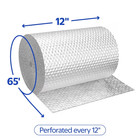 Bubble Cushion Roll Clear 12  X 65  Protective Packaging Wrap     1  2  Or 3 Pack