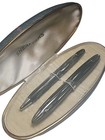 Vintage Sheaffers 14k Gold Nib Fountain Pen   Mechanical Pencil Set In Clam Case
