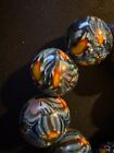 8 Millefiori Glass Trade Beads -   b1005  Handmade Indian Rare - 13mm