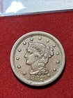 1852 N-14 Braided Hair Large Cent Coin Nice Original