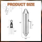 Stainless Steel Guiro Instrument 3  X 15  Percussion Instrument With Scraper