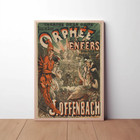 Orphee Aux Enfers Offenbach Vintage French Opera Theater Poster 24x36