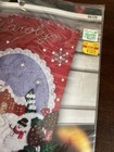 Bucilla Christmas Stocking Kit With Chickadees Nip  86326 2012 18    Felt Sequins
