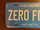 Kid Rock Concert Tour License Plate 
