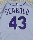 Seabold Size 46  43 2023 Colorado Rockies Road Gray  game Used  Jersey Mlb