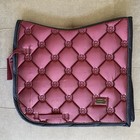 Equestrian Stockholm Dressage Saddle Pad Twill Luxe Full Red Burgundy Nwot