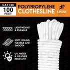 Plastic Clothes Line - Outdoor Weather Resistant 5 32  X 100ft