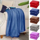 Large Coral Fleece Blanket Super Soft Light Weight Warm Sofa Bed Throw Blankets