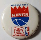 1970s 1980s Vintage Kansas City Kings Nba Basketball Pin Miller High Life Beer