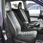 Carxs Leopard Print Car Seat Covers Full Set  Includes Matching Seat Belt Pads A
