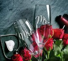 Mr   Mrs Bride And Groom Champagne Flutes By Sweetzer   Orange 