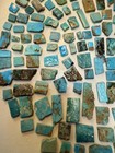  118g Bell Trading Post Turquoise  Slashed  Squared Up Corinthian Slabs 