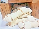 American Buffalo Rawhide 6-7  Bones    4 Lbs Bulk   100  Natural Dog Chews