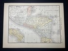 1889 Central America Map By Rand Mcnally Fm 1889 General Atlas See Descrip