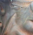 Rawlings Pm16 Hinged Pad Catchers Mitt Vintage Leather Baseball Glove 10x8