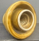 Antique Locke Usa Porcelain Insulator - Butterscotch Color
