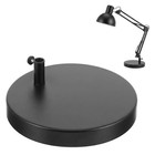 Weighted Desk Lamp Base Only  7 5  Solid Iron Replacement Table Lamp Mounting