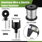 2-mile 5000v 0 1joule Electric Fence For Preventing Animals Intruding  50 Bla  