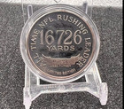 1987 Limited Edition Walter Payton 1 Troy Oz   999 Fine Silver
