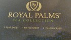 Royal Palms Spa Collection Luxury Microfiber King Sheet Set  Color Gray- New     