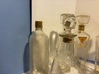 Lot Of 8 Glass Whiskey Liquor Vintage Decanters Rare Bottles