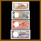 Sierra Leone 50 Cents 1 2 5 Leones  4 Pcs Set   1979 P-cs2 Specimen  462 Unc