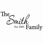 Custom Family Name Wall Decal Personalized Decal With Your Family Name Vwaq Cs1