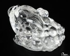2 8  Quartz Rock Crystal Carved Crystal Toad Sculpture  Realistic  Healing