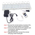 Us 10ft 500ft Closet Kitchen Under Cabinet Counter Led Strip Light  remote power