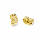  50 Ct  Moissanite Stud Earrings - Solid 14k Yellow Gold - Stunning   Sparkling