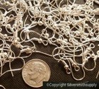 Earring Wires Fishhooks Sterling Silver Pl Dangle Ball Coil Style 300pc Fph011b