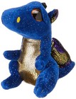 Cute Dragon Plush Toy - Saffire Beanie Boo  Collectible Stuffed Animal  Gift