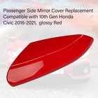 2pcs Compatible With 2016-2021 Honda Civic Passenger And Driver Side Mirror Cove