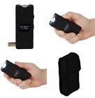 Police Black 4 4 Mps Rechargeable Compact Hand Stun Gun W Led Flashlight Women