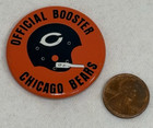 Vintage Button Pin Chicago Bears Official Booster Football Nfl 1967 Heinz Foods