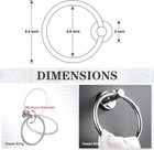 6 Piece Towel Bar Set Bath Accessories Bathroom Hardware - 304 Brushed Nickel